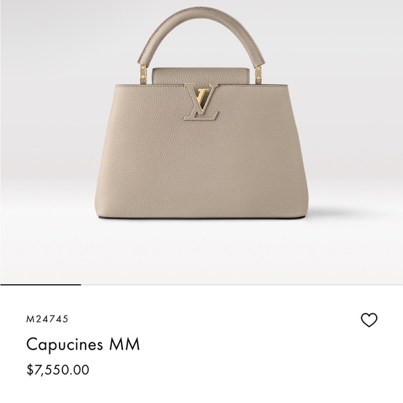 LOUIS VUITTON CAPUCINES MM Handbag - Picture 4 of 5